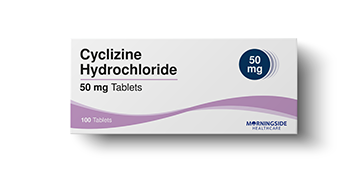 Cyclizine Hydrochloride 50 mg Tabs